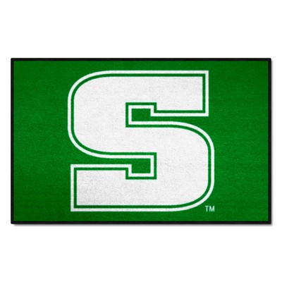 Fan Mats  LLC Slippery Rock The Rock Starter Mat Green