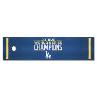 Fan Mats  LLC Los Angeles Dodgers Putting Green Mat Blue