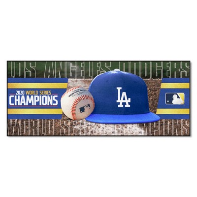 Fan Mats  LLC Los Angeles Dodgers Baseball Runner Blue