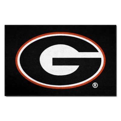 Fan Mats  LLC Georgia Bulldogs Starter Mat Black