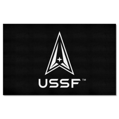 Fan Mats  LLC U.S. Space Force Ulti-Mat Rug - 5ft. x 8ft. Black