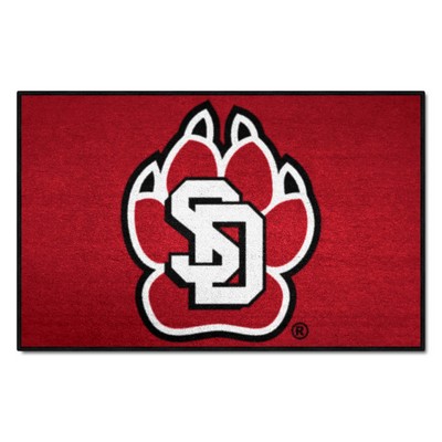 Fan Mats  LLC South Dakota Coyotes Starter Mat Red