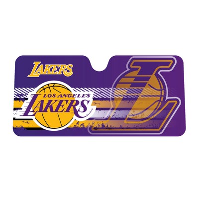 Fan Mats  LLC Los Angeles Lakers Windshield Sun Shade Purple