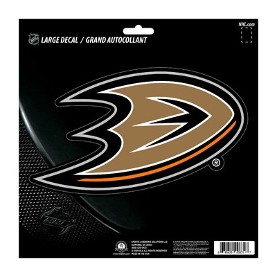 Fan Mats  LLC Anaheim Ducks Large Decal Sticker Black