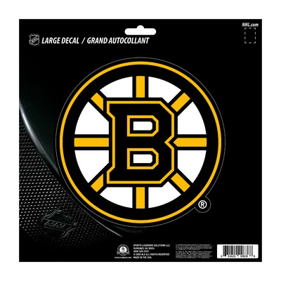 Fan Mats  LLC Boston Bruins Large Decal Sticker Black