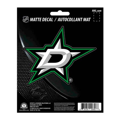 Fan Mats  LLC Dallas Stars Matte Decal Green