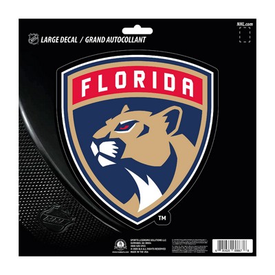 Fan Mats  LLC Florida Panthers Large Decal Sticker Blue
