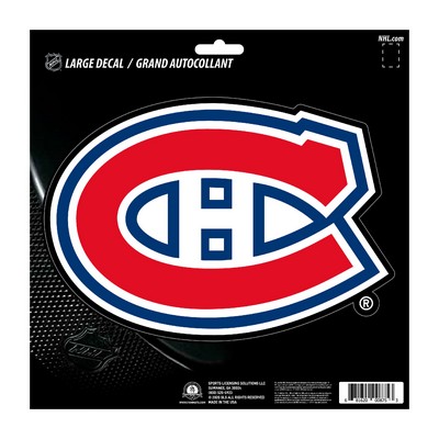 Fan Mats  LLC Montreal Canadiens Large Decal Sticker Blue