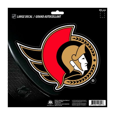 Fan Mats  LLC Ottawa Senators Large Decal Sticker Red