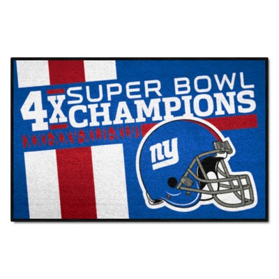 Fan Mats  LLC New York Giants Starter Mat Dynasty Blue