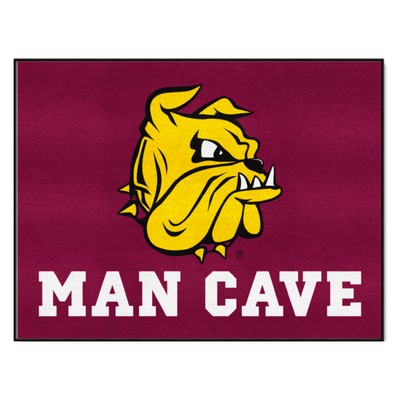 Fan Mats  LLC Minnesota-Duluth Bulldogs Man Cave Starter Mat Accent Rug - 19in. x 30in. Red