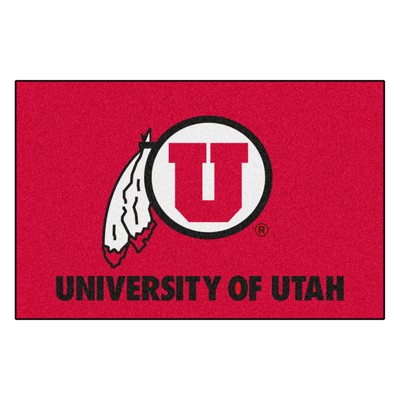 Fan Mats  LLC Utah Utes Starter Rug 
