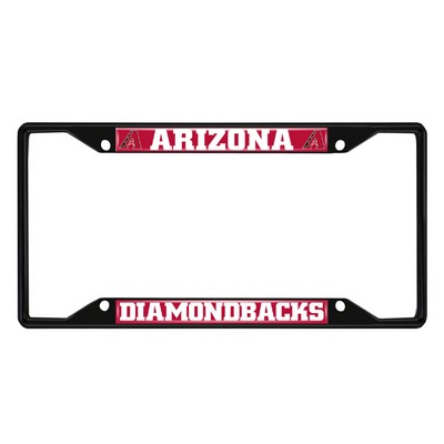 Fan Mats  LLC Arizona Diamondbacks License Plate Frame Black Red