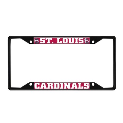Fan Mats  LLC St. Louis Cardinals License Plate Frame Black Navy