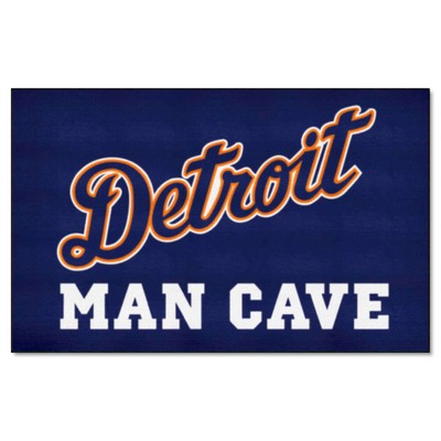 Fan Mats  LLC Detroit Tigers Ulti-Mat Man Cave Navy