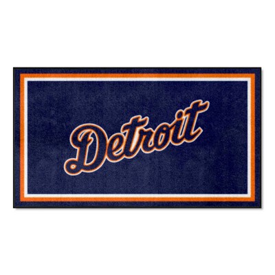 Fan Mats  LLC Detroit Tigers 3x5 Rug Navy