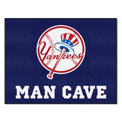 Fan Mats  LLC New York Yankees All-Star Mat Man Cave Navy