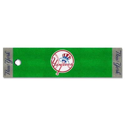 Fan Mats  LLC New York Yankees Putting Green Mat Green