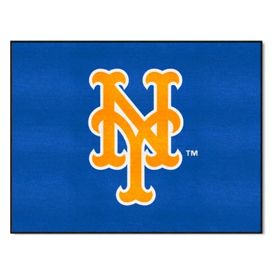Fan Mats  LLC New York Mets All-Star Rug - 34 in. x 42.5 in. Blue