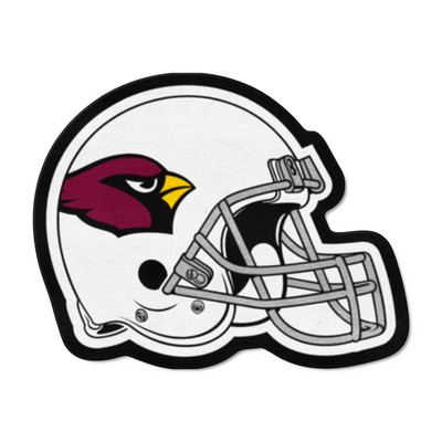 Fan Mats  LLC Arizona Cardinals Mascot Helmet Rug Red