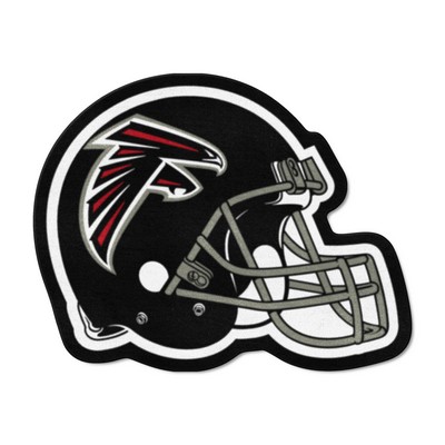 Fan Mats  LLC Atlanta Falcons Mascot Helmet Rug Red
