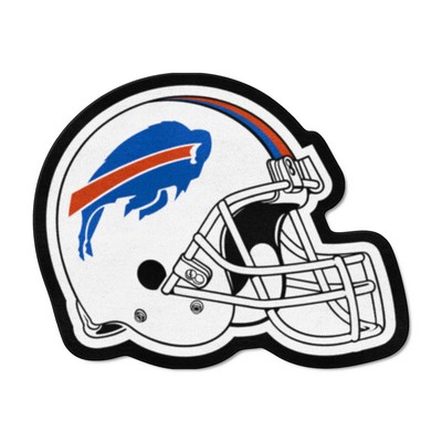 Fan Mats  LLC Buffalo Bills Mascot Helmet Rug Blue
