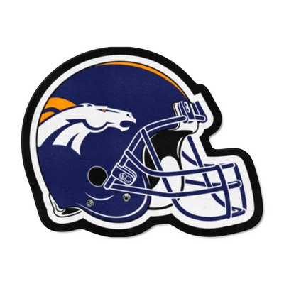 Fan Mats  LLC Denver Broncos Mascot Helmet Rug Navy