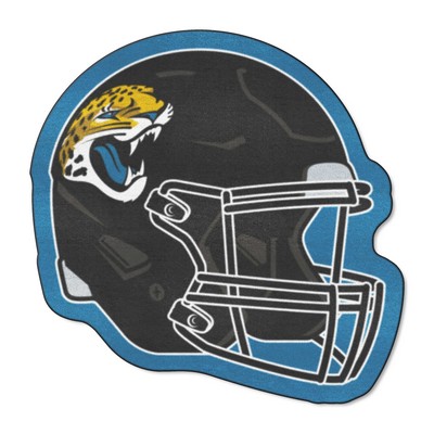 Fan Mats  LLC Jacksonville Jaguars Mascot Mat Helmet Black