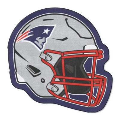 Fan Mats  LLC New England Patriots Mascot Mat Helmet Gray