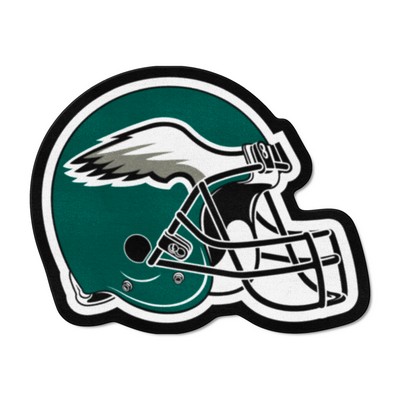 Fan Mats  LLC Philadelphia Eagles Mascot Helmet Rug Green
