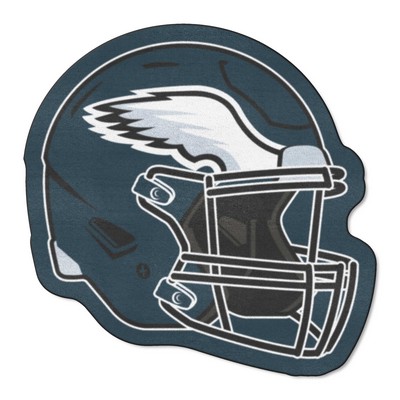 Fan Mats  LLC Philadelphia Eagles Mascot Mat Helmet Teal