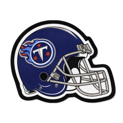 Fan Mats  LLC Tennessee Titans Mascot Helmet Rug Navy