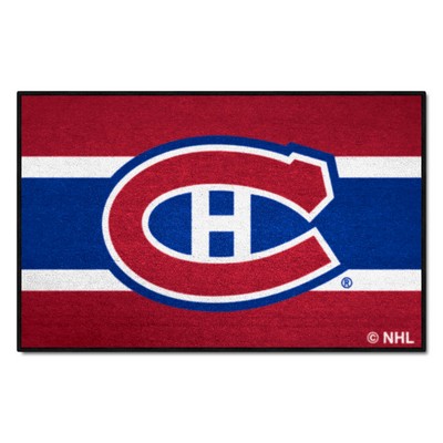 Fan Mats  LLC Montreal Canadiens Starter Mat Uniform Red