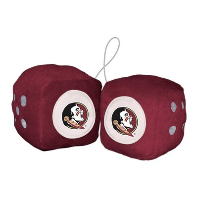 Fan Mats  LLC Florida State Seminoles Fuzzy Dice Garnet