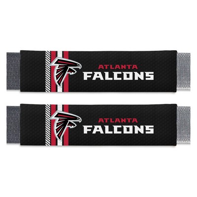 Fan Mats  LLC Atlanta Falcons Rally Seatbelt Pad Pair Black