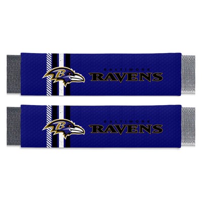 Fan Mats  LLC Baltimore Ravens Rally Seatbelt Pad Pair Purple