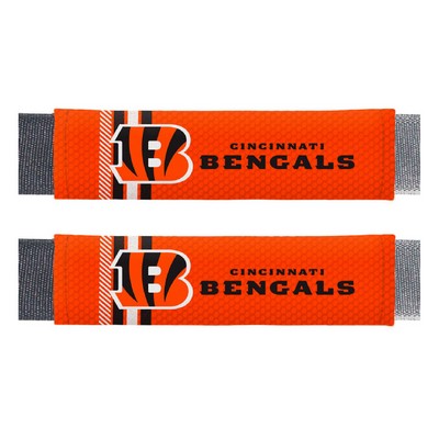 Fan Mats  LLC Cincinnati Bengals Team Color Rally Seatbelt Pad - 2 Pieces Orange