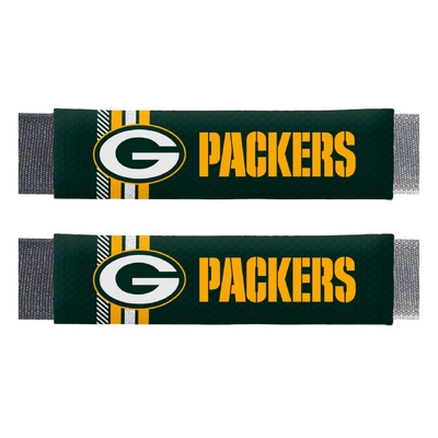 Fan Mats  LLC Green Bay Packers Team Color Rally Seatbelt Pad - 2 Pieces Green