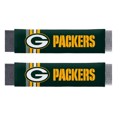 Fan Mats  LLC Green Bay Packers Team Color Rally Seatbelt Pad - 2 Pieces Green