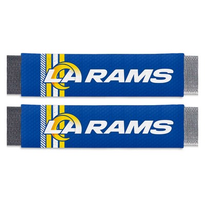 Fan Mats  LLC Los Angeles Rams Rally Seatbelt Pad Pair Blue