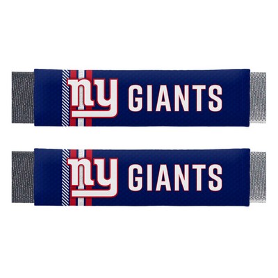 Fan Mats  LLC New York Giants Rally Seatbelt Pad Pair Dark Blue