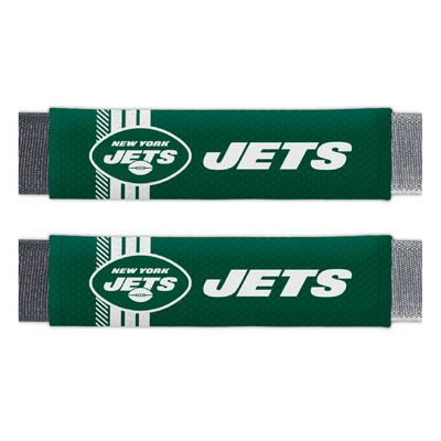 Fan Mats  LLC New York Jets Team Color Rally Seatbelt Pad - 2 Pieces Green