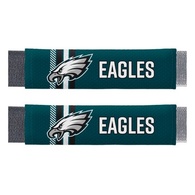 Fan Mats  LLC Philadelphia Eagles Team Color Rally Seatbelt Pad - 2 Pieces Green