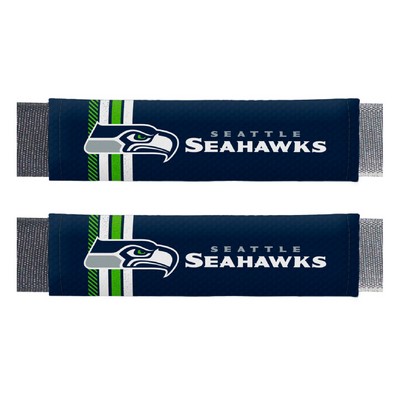 Fan Mats  LLC Seattle Seahawks Rally Seatbelt Pad Pair Navy