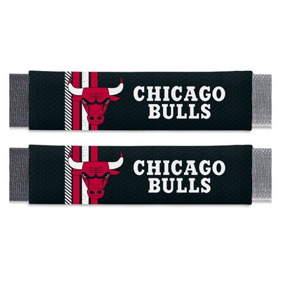 Fan Mats  LLC Chicago Bulls Team Color Rally Seatbelt Pad - 2 Pieces Black