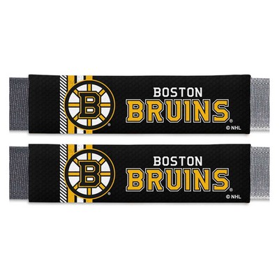 Fan Mats  LLC Boston Bruins Rally Seatbelt Pad Pair Black