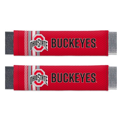 Fan Mats  LLC Ohio State Buckeyes Team Color Rally Seatbelt Pad - 2 Pieces Red