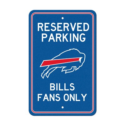 Fan Mats  LLC Buffalo Bills Parking Sign Blue