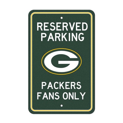 Fan Mats  LLC Green Bay Packers Parking Sign Green