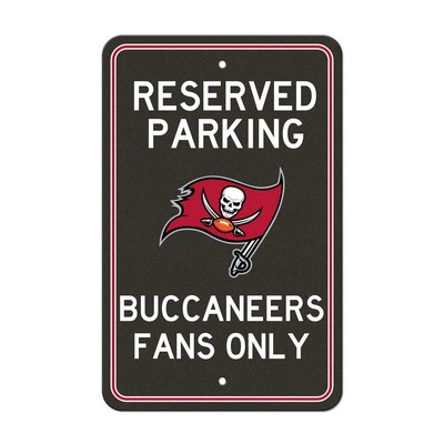 Fan Mats  LLC Tampa Bay Buccaneers Parking Sign Pewter